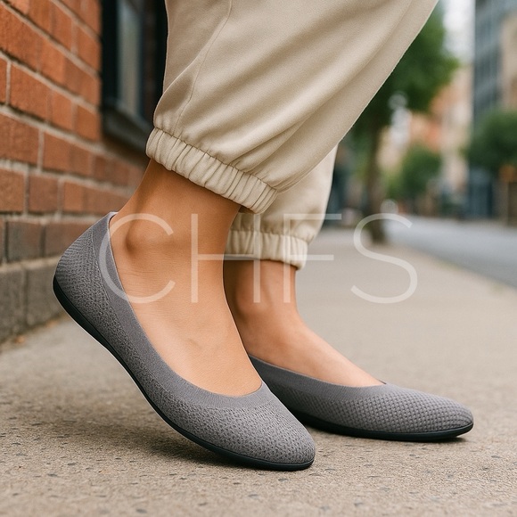 ALLBIRDS Tree Breezer Women's Gray Ballet Flats Size 10.5 - Picture 1 of 10